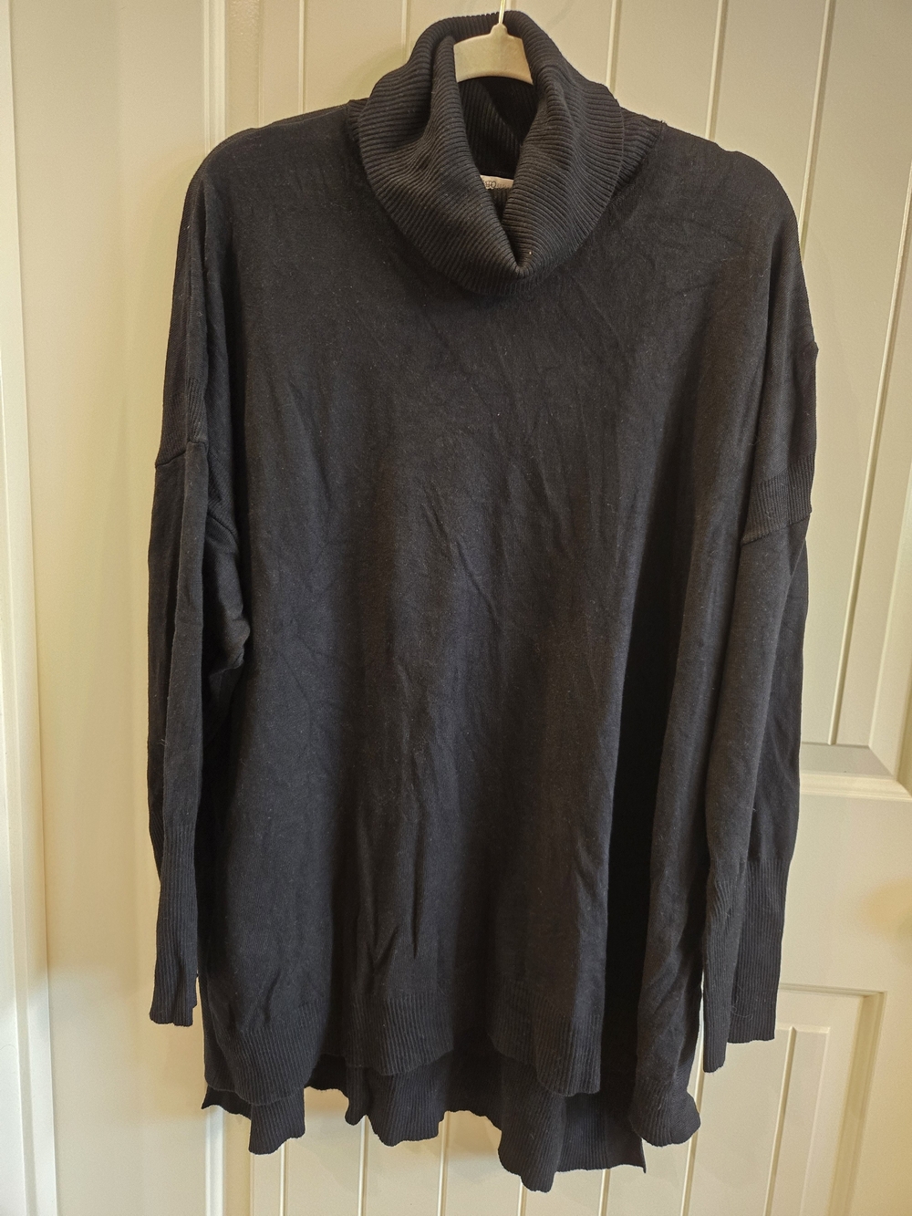 Cato Women's Black Turtleneck Longline Sweater Size 22/24